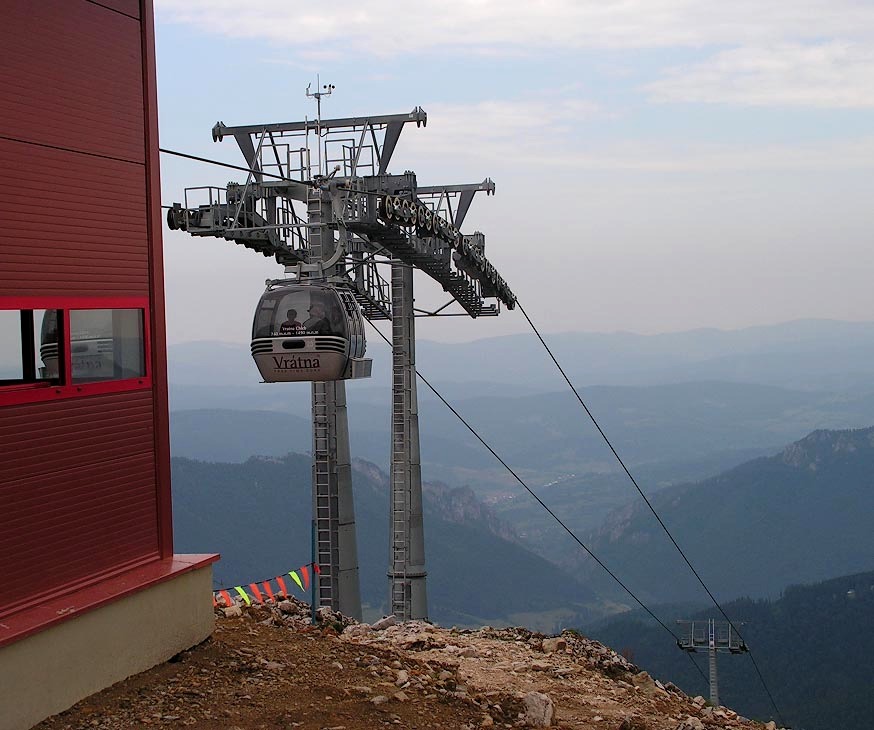 Blick von der Bergstation